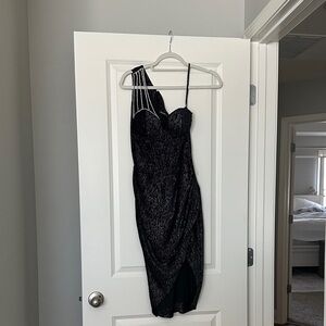 Lavish Alice one shoulder cocktail dress